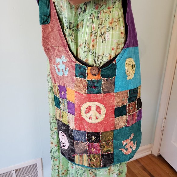 Cute Fabric bohemian bag, NWOT. - Picture 9 of 14
